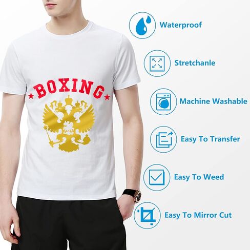 الفينيل النقل الحراري من Lya - مكواة على الفينيل بطول 15 قدم لآلة الضغط الحراري، مناسبة للاستخدام مع آلات الضغط الحراري، في الملابس والحقائب وما إلى ذلك. in Kuwait