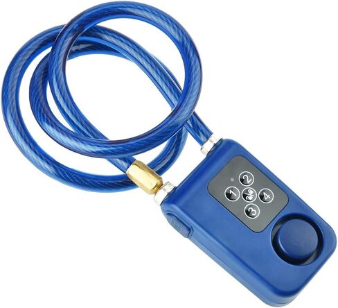 قفل دراجة مضاد للسرقة، قفل منبه ذكي Y787 قفل سلسلة مضاد للسرقة للدراجة، التحكم في تطبيق بوابة الدراجة النارية باللون الأزرق in Kuwait