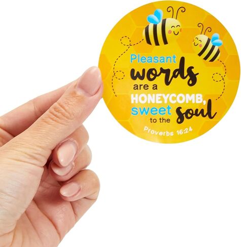 ملصقات دائرية لآية الكتاب المقدس، ملصقات للكتاب المقدس (3 × 3 بوصة، 240 قطعة) in Kuwait