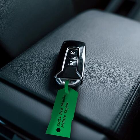علامات مفاتيح ذات قفل ذاتي أصفر، 1000 بطاقة تعريف سهم بلاستيكية، سهلة الاستخدام واقتصادية، علامات مفاتيح سهم ذاتية القفل، لوازم التاجر السائبة أو علامات تعريف قفل الأجزاء الصغيرة، رائعة أيضًا للميكانيكي in Kuwait
