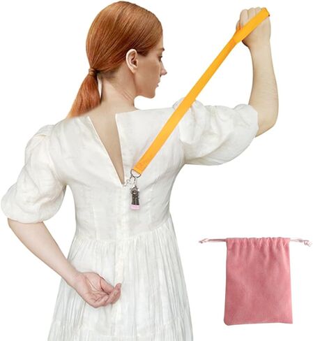 Zipper Helper Pull for Dresses，Dress Zipper Helper for Dresses with Invisible Zippers，Zipper Helper for Boots (Red) in Saudi Arabia