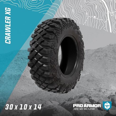 Pro Armor Crawler XR All-Terrain UTV Tire - 28x10R14 in Kuwait