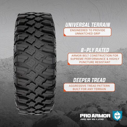 Pro Armor Crawler XR All-Terrain UTV Tire - 28x10R14 in Kuwait