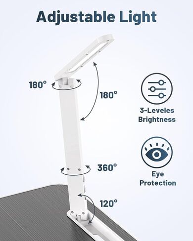 مكتب لاب توب مع ضوء LED ودرج، طاولة سرير محمولة للأريكة والدراسة والقراءة، مكتب لاب توب قابل للتعديل للكمبيوتر المحمول والكتابة (أسود) in Kuwait