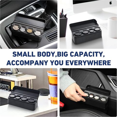 منظم حشو فجوات مقعد السيارة من DEDC، قطعتان منظم مقعد السيارة متعدد الوظائف مع صندوق تخزين جانبي للمقعد، وتخزين العملات المعدنية ومشبك النظارات الشمسية، منظم السيارة للهاتف، ملحقات Tesla Model Y 3 2023 in Kuwait