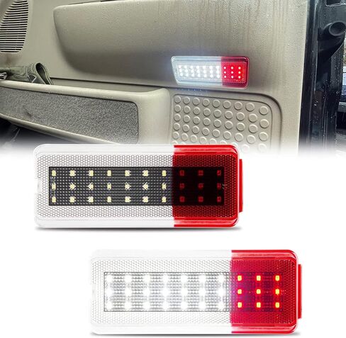 Door Panel Reflector Interior Light Door Reflectors Red Front Reflector Light Compatible with Dodge Ram 1500 2500 3500 Ram 4500 5500 2008-2009 Dodge Durango Chrysler Aspen 2007-2009 in Saudi Arabia