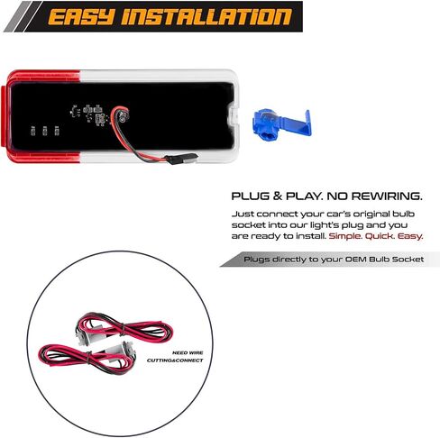 Door Panel Reflector Interior Light Door Reflectors Red Front Reflector Light Compatible with Dodge Ram 1500 2500 3500 Ram 4500 5500 2008-2009 Dodge Durango Chrysler Aspen 2007-2009 in Saudi Arabia