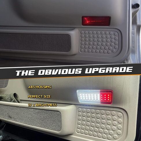 Door Panel Reflector Interior Light Door Reflectors Red Front Reflector Light Compatible with Dodge Ram 1500 2500 3500 Ram 4500 5500 2008-2009 Dodge Durango Chrysler Aspen 2007-2009 in Saudi Arabia