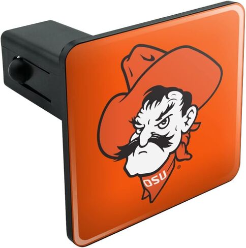 GRAPHICS & MORE Oklahoma State University Cowboy Logo Secondary Tow Trailer Hitch Cover Plug Insert in Saudi Arabia