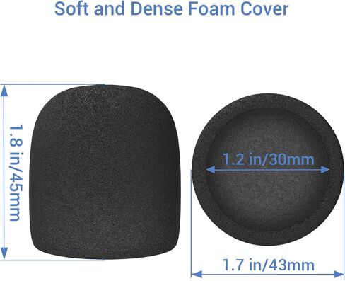 غطاء إسفنجي Cubilux وحزمة حاجب رياح فروي متوافقة مع ميكروفون Shure SM57، وواقي هواء الميكروفون، والزجاج الأمامي، والقط الميت، وفلتر البوب، وواقي الرياح للزجاج الأمامي لميكروفون Shure SM57 in Saudi Arabia