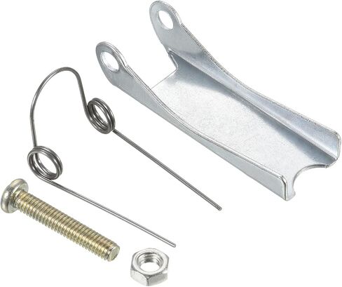 طقم مزلاج أمان مكون من قطعتين - استبدال وصلة ربط جهاز الاستقبال بخطاف منزلق من Clevis ينطبق على مقطورة/رافعة خطاف السحب (طول 1.9 بوصة، فضي) in Saudi Arabia
