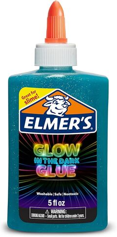 Elmer's Glow in the Dark Liquid Glue, Great for Making Slime, Washable, Assorted Colors, 5 Ounces Each in Saudi Arabia