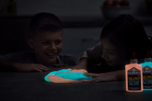 Elmer's Glow in the Dark Liquid Glue, Great for Making Slime, Washable, Assorted Colors, 5 Ounces Each in Saudi Arabia