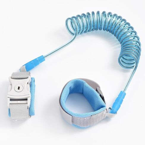 2PCS Anti Lost Wrist Link Safety Wrist Link with Key Lock, Child Leash with Whistling Suitable for Children, Infants and Children Safely in Saudi Arabia