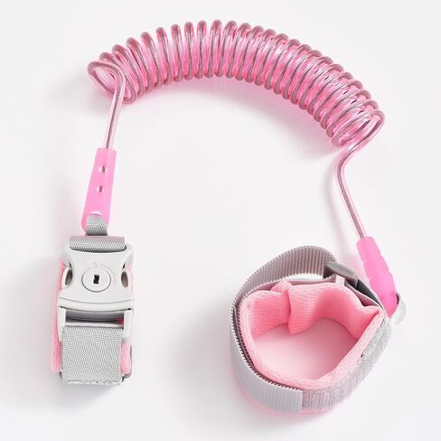 2PCS Anti Lost Wrist Link Safety Wrist Link with Key Lock, Child Leash with Whistling Suitable for Children, Infants and Children Safely in Saudi Arabia