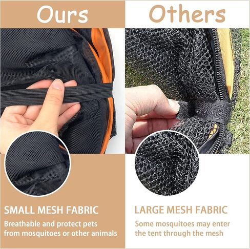 BNOSDM Outdoor Cat Enclosures Portable Pop Up Cat Tent with Tunnel Foldable Mesh Pet Playpen Playground Within Storage Bag for Cats Kitten and Small Animals Outside in Saudi Arabia