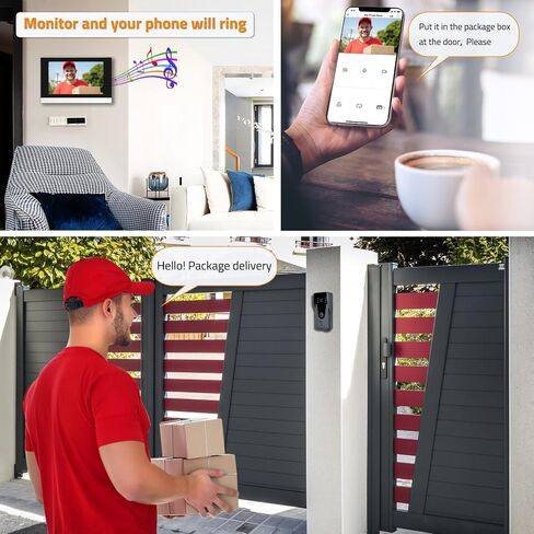 نظام اتصال داخلي بجرس باب فيديو IP لاسلكي، شاشة WiFi 7 بوصة مع كاميرا باب معدنية عالية الدقة (طاقة سلكية)، اتصال داخلي عبر الفيديو مع سجل بطاقة 32 جيجا، تطبيق عن بعد صوت ثنائي الاتجاه، فتح لنظام أمان المنزل in Kuwait