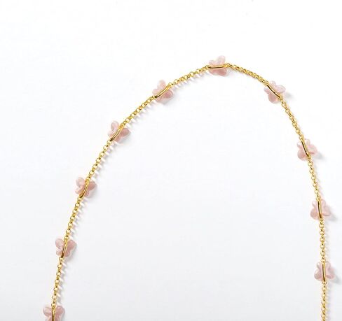 YoungJewl 2 Yards Handmade Natural Raw Healing Crystal Points Gemstone Smooth and Polygonal Beaded Strand Drilled with Brass Chain for Jewelry Making and DIY Crafts(Black) in Kuwait