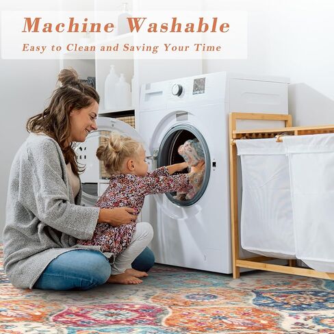 Washable Entryway Rug, 2x3 Rug Non-Slip Soft Door Mat Indoor Entrance Ultra-Thin, Moroccan Trellis Small Area Rug Distressed Throw Rugs for Kitchen Entry Bathroom Bedroom(2x3ft, Multi) in Kuwait