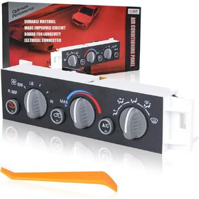 599-006 وحدة لوحة التحكم في المناخ للسخان، وحدة التحكم في المناخ A/C، مع مفتاح مزيل الضباب للنافذة الخلفية، متوافق مع 1996-2000 Chevy Suburban Tahoe GMC Yukon #9378805 15-72547 in Kuwait