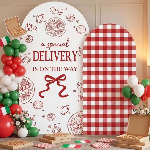 Moukeren She's Ready to Pop Arch غطاء خلفية بطول 6 أقدام و7.2 أقدام لمشروب الصودا تحت عنوان حفل استحمام الطفل، يكشف عن الجنس وحفلات أعياد الميلاد وحفلات أقواس الصور وديكورات الخلفية in Kuwait