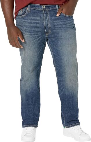 بنطال جينز Levi's الرجالي المستقيم المريح 559 (متوفر أيضًا بمقاس كبير وطويل)، (جديد) Denim De Jour (مطاط)، 36Wx38L in Saudi Arabia