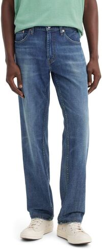 بنطال جينز Levi's الرجالي المستقيم المريح 559 (متوفر أيضًا بمقاس كبير وطويل)، (جديد) Denim De Jour (مطاط)، 36Wx38L in Saudi Arabia