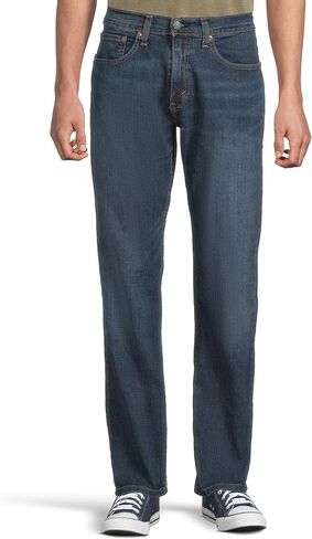 بنطال جينز Levi's الرجالي المستقيم المريح 559 (متوفر أيضًا بمقاس كبير وطويل)، (جديد) Denim De Jour (مطاط)، 36Wx38L in Saudi Arabia