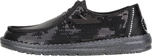 Hey Dude Womens Wendy Disco Sequin Blush 8 Medium in Saudi Arabia