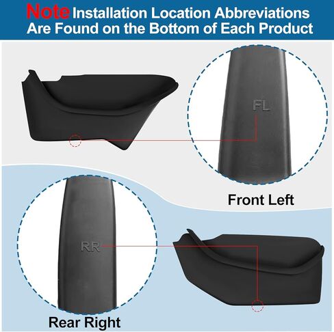 2025 2026 Tesla Model Y Juniper Door Pocket Liner Storage Box Organizer Front & Rear Side Door Inserts for Juniper Full-Cover TPE Waterproof Refresh Model Y Accessories 4PCS in Saudi Arabia