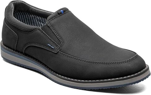 Nunn Bush Hyde II Moc Toe Slip On Men's Slip On, 11 D(M) US, Black in Saudi Arabia