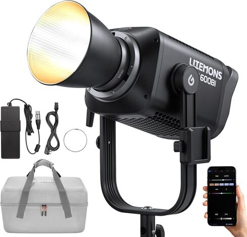 Godox LA300R RGB COB LED Video Light 330W Full-Color Continuous Light Kit with Carry Bag CCT 1800K-10000K 94700lux Bowens Mount RGB Video Light Support APP Control(LA300R) in Saudi Arabia
