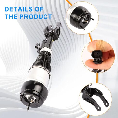 Air Suspension Struts 2PCS 1663204966 for 2013-2019 Mercedes GL450 GL350 GLS450 GLS63 AMG X166, Direct Fit OE Replacement for 1663207313 in Saudi Arabia