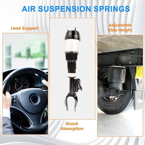Air Suspension Struts 2PCS 1663204966 for 2013-2019 Mercedes GL450 GL350 GLS450 GLS63 AMG X166, Direct Fit OE Replacement for 1663207313 in Saudi Arabia