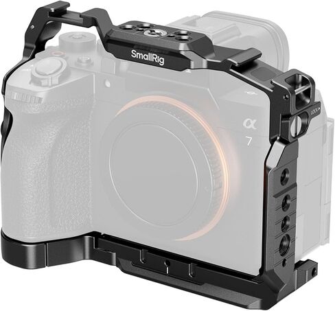 SmallRig A7 V / A7R V / A7 IV Cage Basic Kit for Sony Alpha 7 V/Alpha 7R V/Alpha 7 IV, with Quick Release Plate for Arca, Includes Top Handle/Cable Clamp for HDMI - 6025 in Saudi Arabia