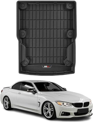OMAC Premium Cargo Mats Liner for BMW 4 Series F36 Gran Coupe 2015-2021 Black in Saudi Arabia
