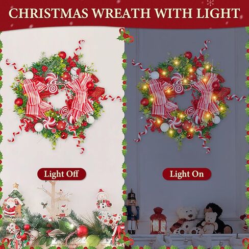 26 inch Eucalyptus Wreaths for Front Door, Large Artificial Greenery Eucalyptus Leaves Wreath Farmhouse Summer Door Wreath for Home Porch Window Outdoor Hanging Decor All Year Round in Saudi Arabia
