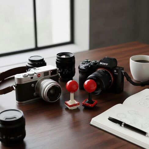 غطاء حذاء ساخن للكاميرا، ملحقات حماية فريدة من نوعها متوافقة مع Sony Canon Fuji Nikon Leical Pentax إلخ - أبيض in Kuwait