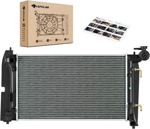 استبدال المبرد SPELAB CU2428 - يناسب 2005-2008 تويوتا كورولا و2005-2018 تويوتا ماتريكس و2003-2008 بونتياك فايب - المحرك: 1.8 لتر l4 مستنشق in Kuwait