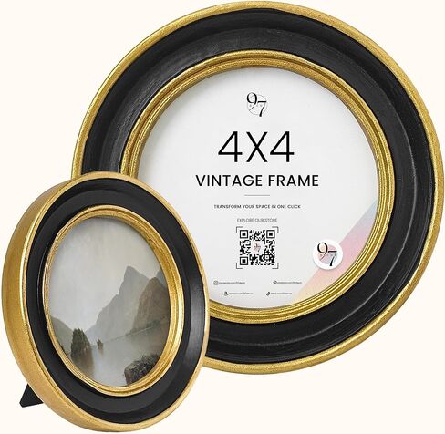 97 إطارات صور عتيقة مقاس 5 × 7 ديكور - إطار صورة عتيق مقاس 5 × 7، إطارات ذهبية مزخرفة مقاس 5 × 7، إطار صورة صغير مقاس 5 × 7 معلق على الحائط لديكور المنزل in Saudi Arabia