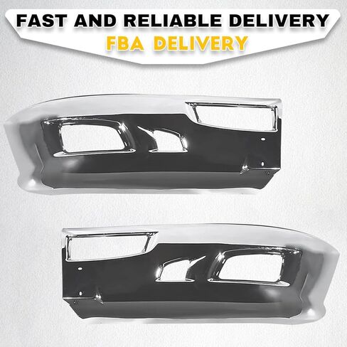Black Bumper Corner Fits T660 2008-2017 ABS Bumper Corner Replacement T660 Semi Trucks Driver Side Left (with Fog Light Hole) in Kuwait