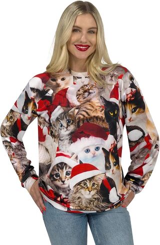 Giggling Getup Ugly Christmas Sweaters 2023، سويت شيرت عيد الميلاد للجنسين، سترة عيد الميلاد المضحكة in Kuwait