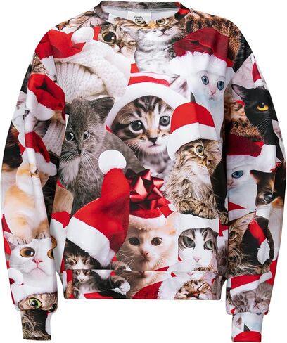 Giggling Getup Ugly Christmas Sweaters 2023، سويت شيرت عيد الميلاد للجنسين، سترة عيد الميلاد المضحكة in Kuwait