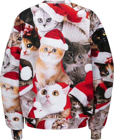 Giggling Getup Ugly Christmas Sweaters 2023، سويت شيرت عيد الميلاد للجنسين، سترة عيد الميلاد المضحكة in Kuwait