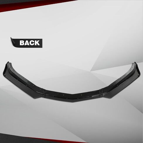 CROSSDESIGN مصد الشفاه الأمامي طراز 1LE متوافق مع موديلات Chevy Camaro LT/LS/RS/SS 2016-2023 (لن يناسب موديلات ZL1 Bumper) ألياف الكربون باللون الأسود in Saudi Arabia