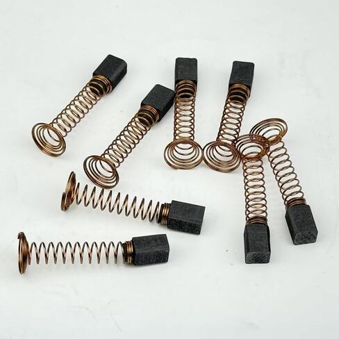 080015001641 فرش الكربون مناسبة لفرشاة RTS10 RTS10G RTS21 RTS22 Ryobi 0301025006، قطع غيار لمحركات منشار الطاولة 6 عبوات in Kuwait