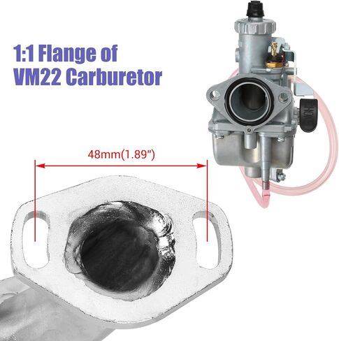 أداء منحني صغير للدراجة مشعب السحب متوافق مع MV22 Carburator Predator 212 224cc 196cc 6.5hp محرك Coleman CT200U BT200X Baja Warrior MB200 GX160 GX200 Mini Bike Go Kart Parts in Kuwait
