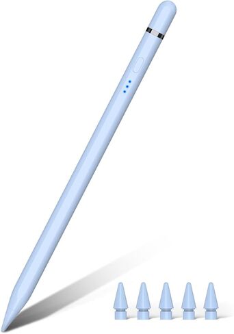 Pencil 1st Generation for iPad 2025-2018: Pencil USB C Fast Charging Magnetic with Tilt Sensitivity & Palm Rejection, Stylus Pen for iPad 6-11th, Air 3-5/M2/M3, Mini 5-7, Pro11 1-4 12" 3-6/M4 (White) in Kuwait
