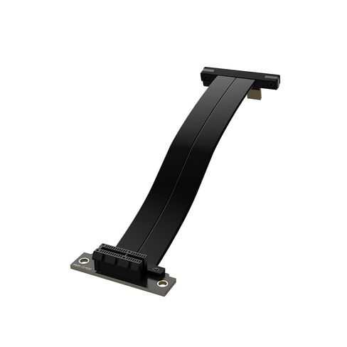 كابل PCIe X1 4.0 Riser، كابل تمديد PCI-Express 1X ذكر إلى أنثى محول موسع PCI-e 180-90 درجة 20 سم in Kuwait