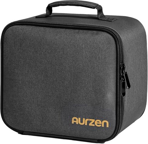 Aurzen Projector Carrying Case, Padded Travel Bag with Adjustable Velcro Dividers & Securing Strap, Compatible with D1R Cube/ D1R/ D1/ BOOM mini/BOOM air/ D1 air, HAPPRUN & More Projectors in Saudi Arabia